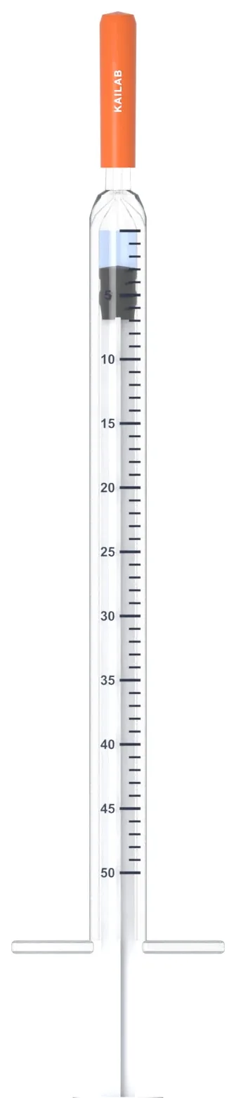 0.5 mL U-100 insulin syringe filled to 3 units