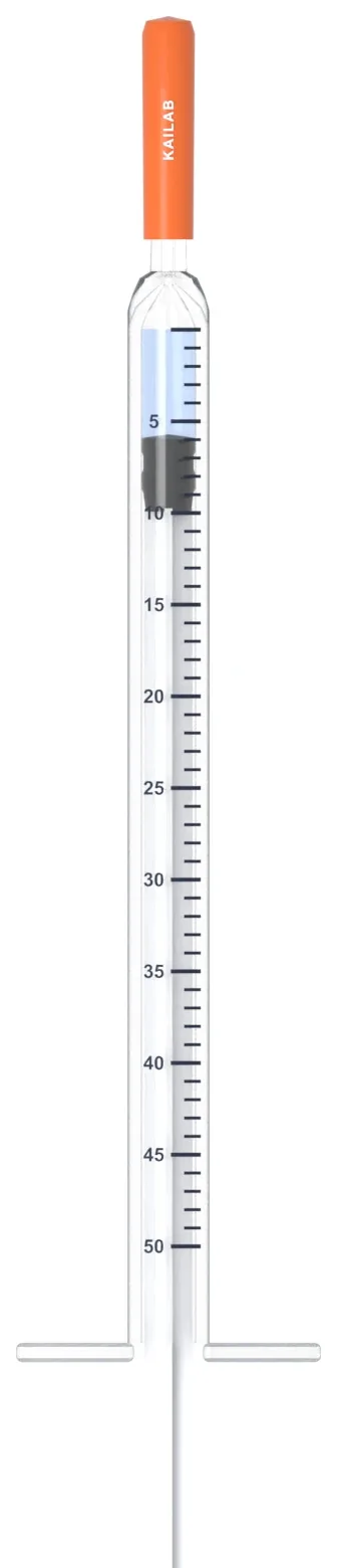 0.5 mL U-100 insulin syringe filled to 6 units