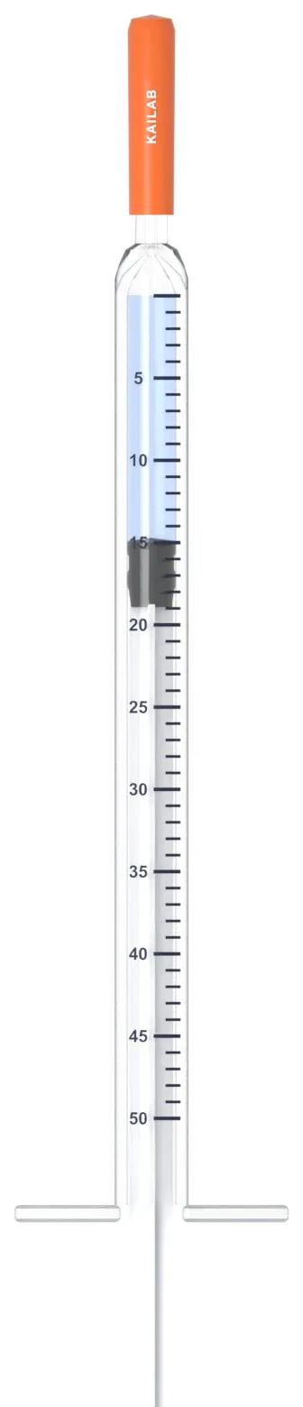 0.5 mL U-100 insulin syringe filled to 15 units