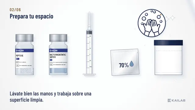 Prepara tu espacio: manos limpias y superficie limpia